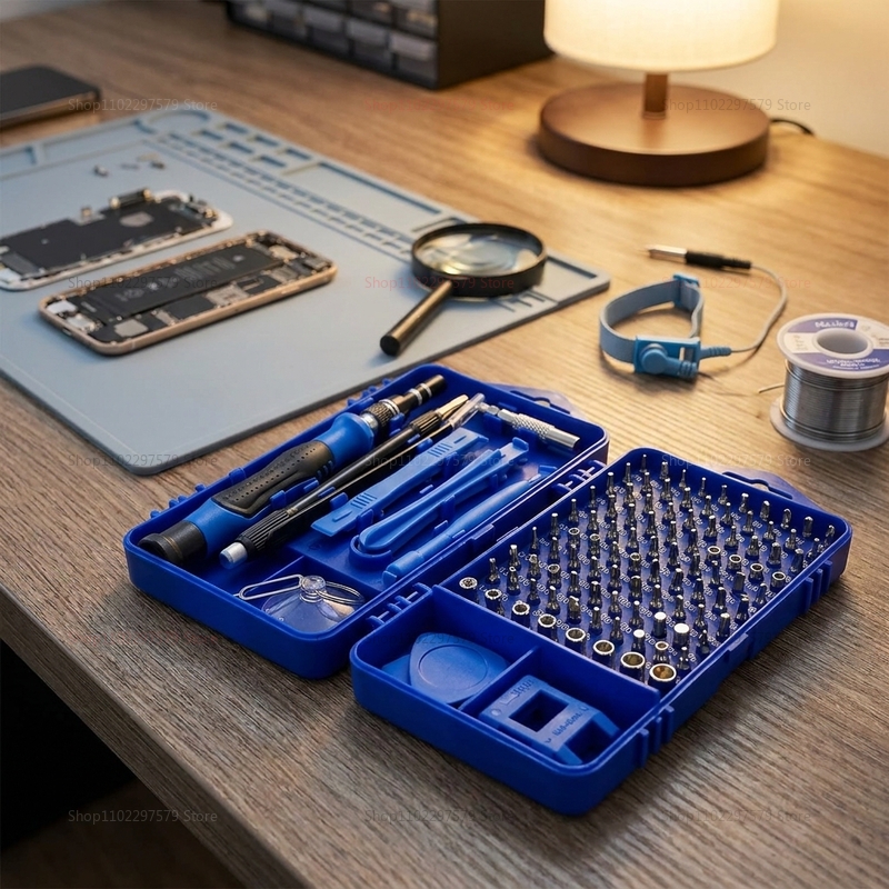 Electronics Home Gadgets - 115-delige multifunctionele schroevendraaierset voor elektronica reparatie,