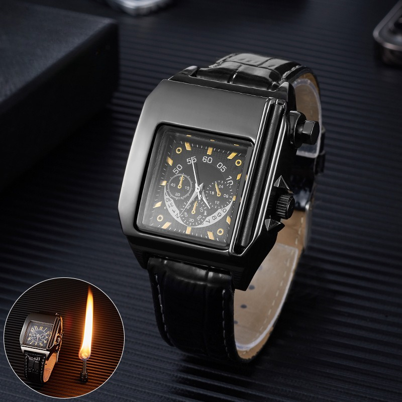 Electronics Gadgets To Gift - Metalen Elektronische Horloge Aansteker 10000 Keer