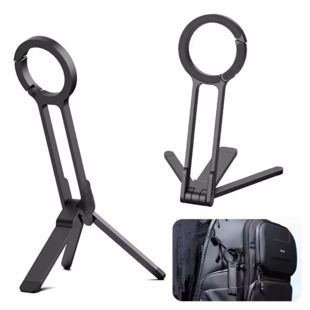 Auto Tracking Tripod - Opvouwbaar telefoonstatief met karabijnhaak voor iPhone