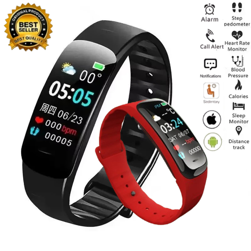 Electronics Gadgets For Men - C1 Plus Smart Watch Fitness Tracker