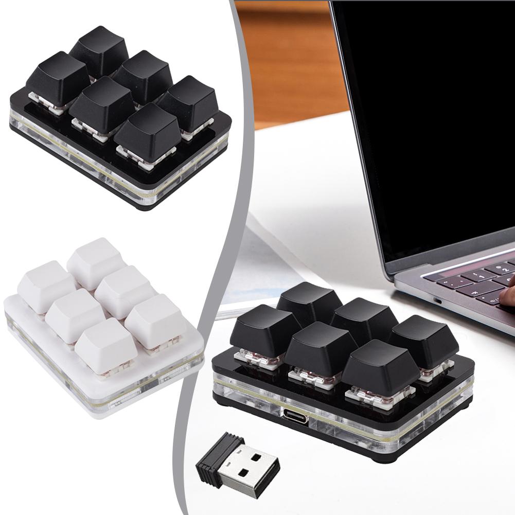 Wireless Keyboard Mini - Mini 6-toetsen toetsenbord Bluetooth aangepast toetsenbord