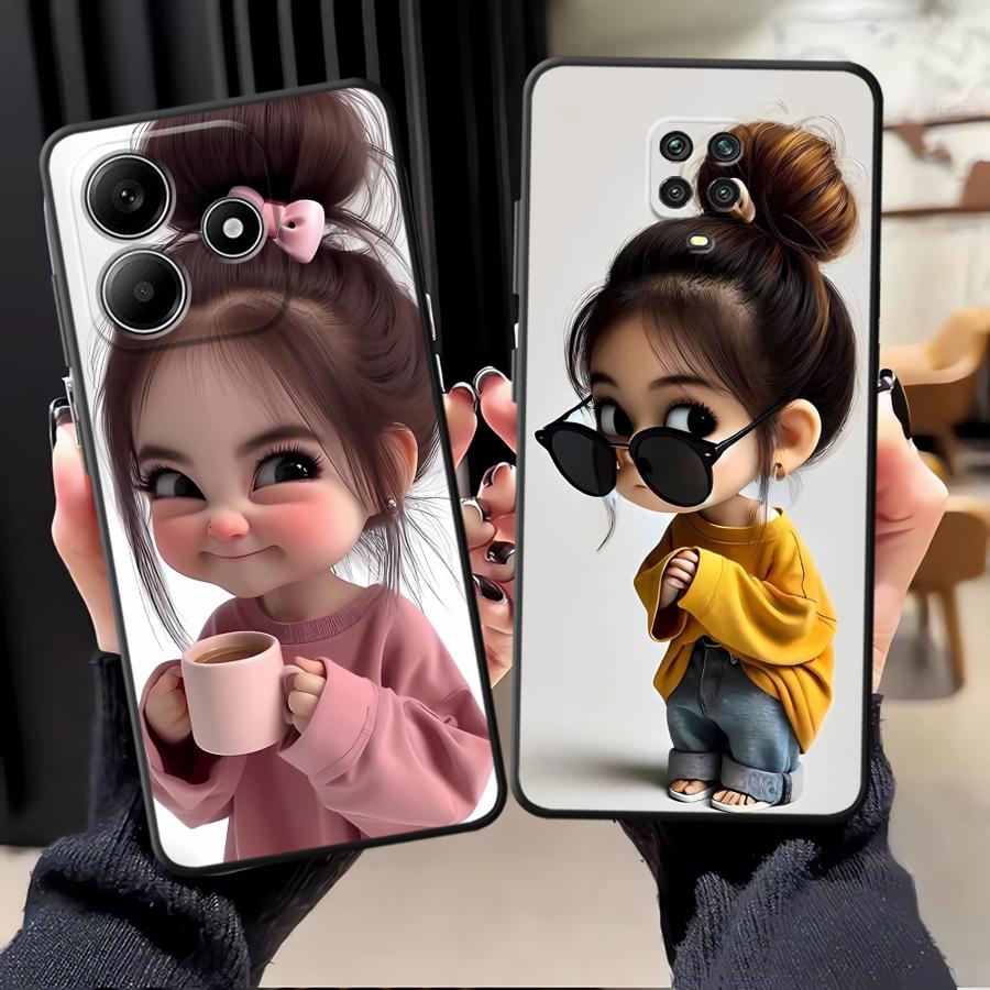 Xiaomi Redmi Note 13 - Cartoonmeisjespatroon telefoonhoesje voor Xiaomi Redmi Note