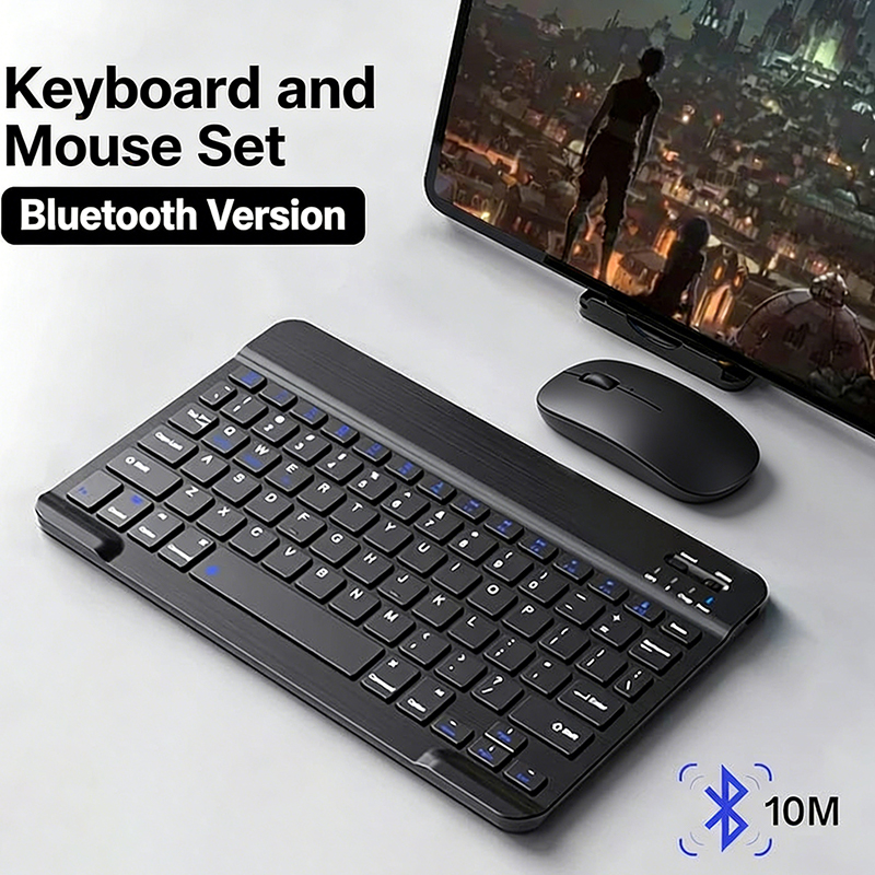 Wireless Keyboard Mini - JP-Bluetooth-toetsenbord en muis voor iPad Xiaomi