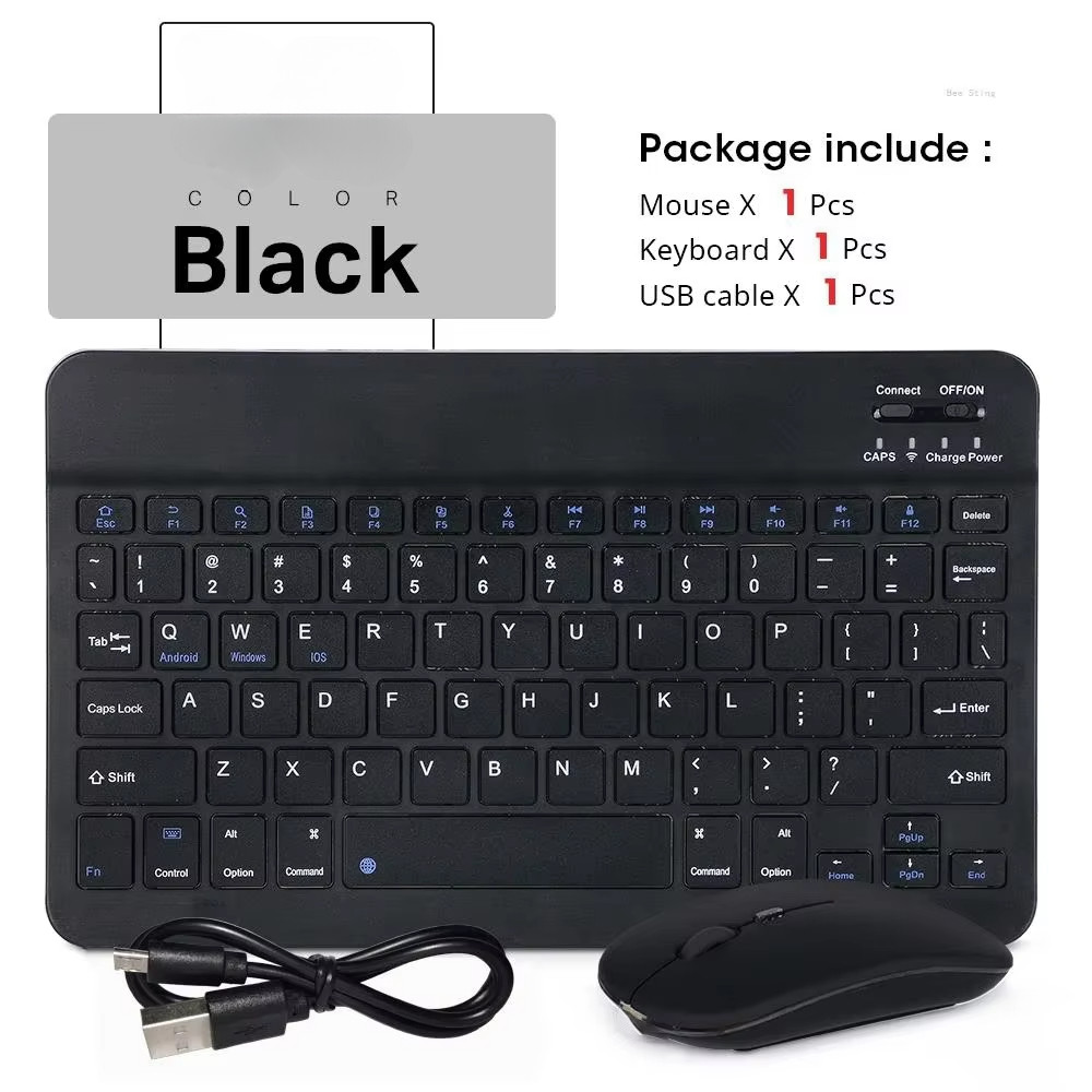 Wireless Keyboard Mini - Hebreeuws Bluetooth-toetsenbord 10 inch voor iPad