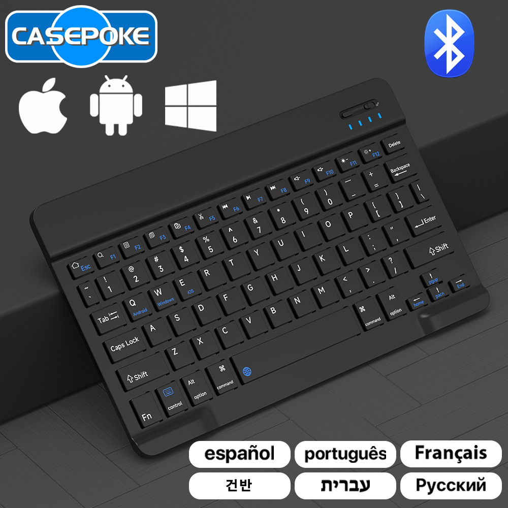 Wireless Keyboard Mini - CASEPOKE Voor iPad Xiaomi Samsung Huawei
