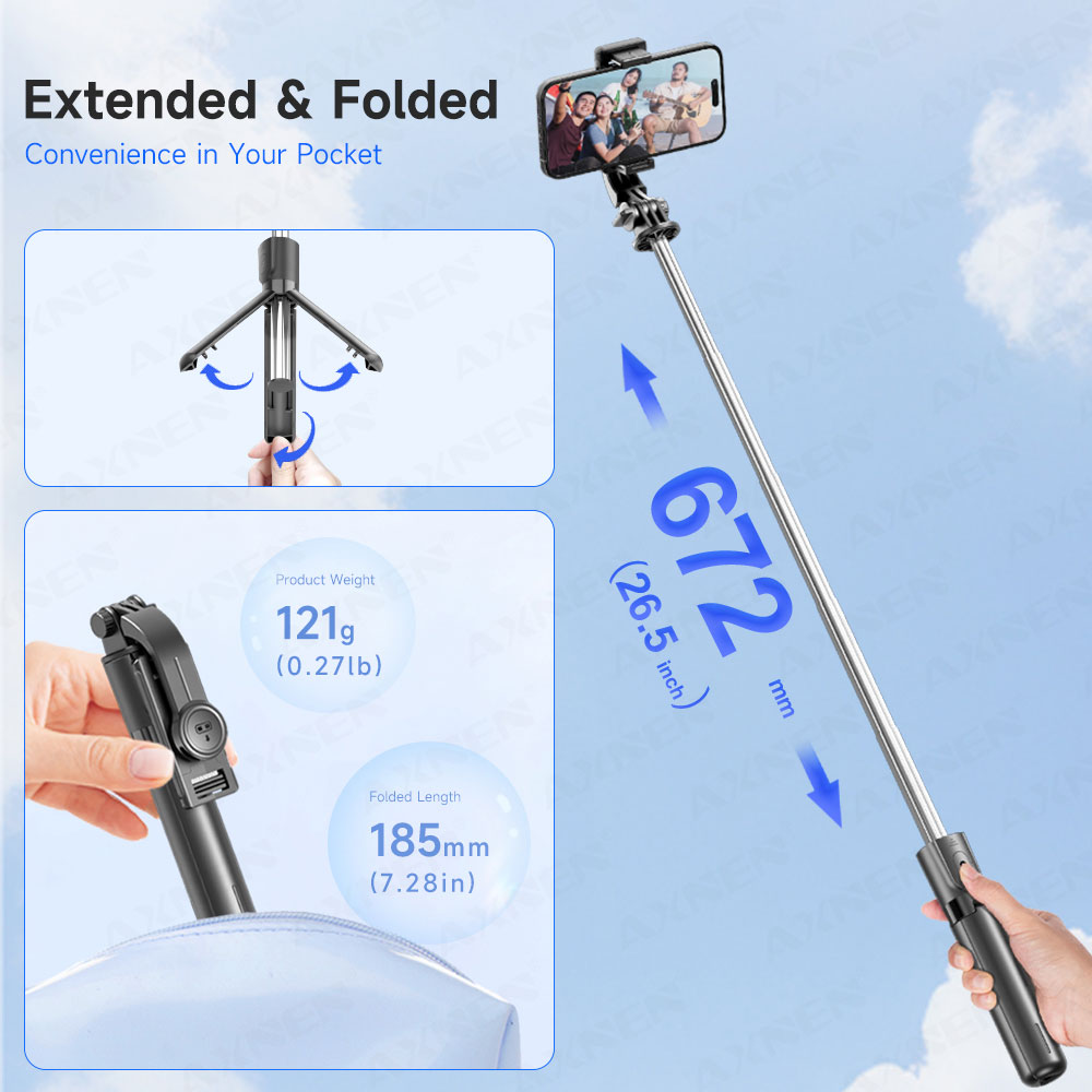 Selfie Stick-statief met afnee - Auto Tracking Tripod recensie en prijs