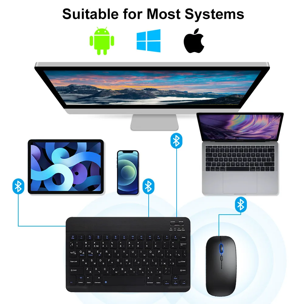 Nieuwe 2025 Bluetooth draadloz - Wireless Keyboard Mini recensie en prijs