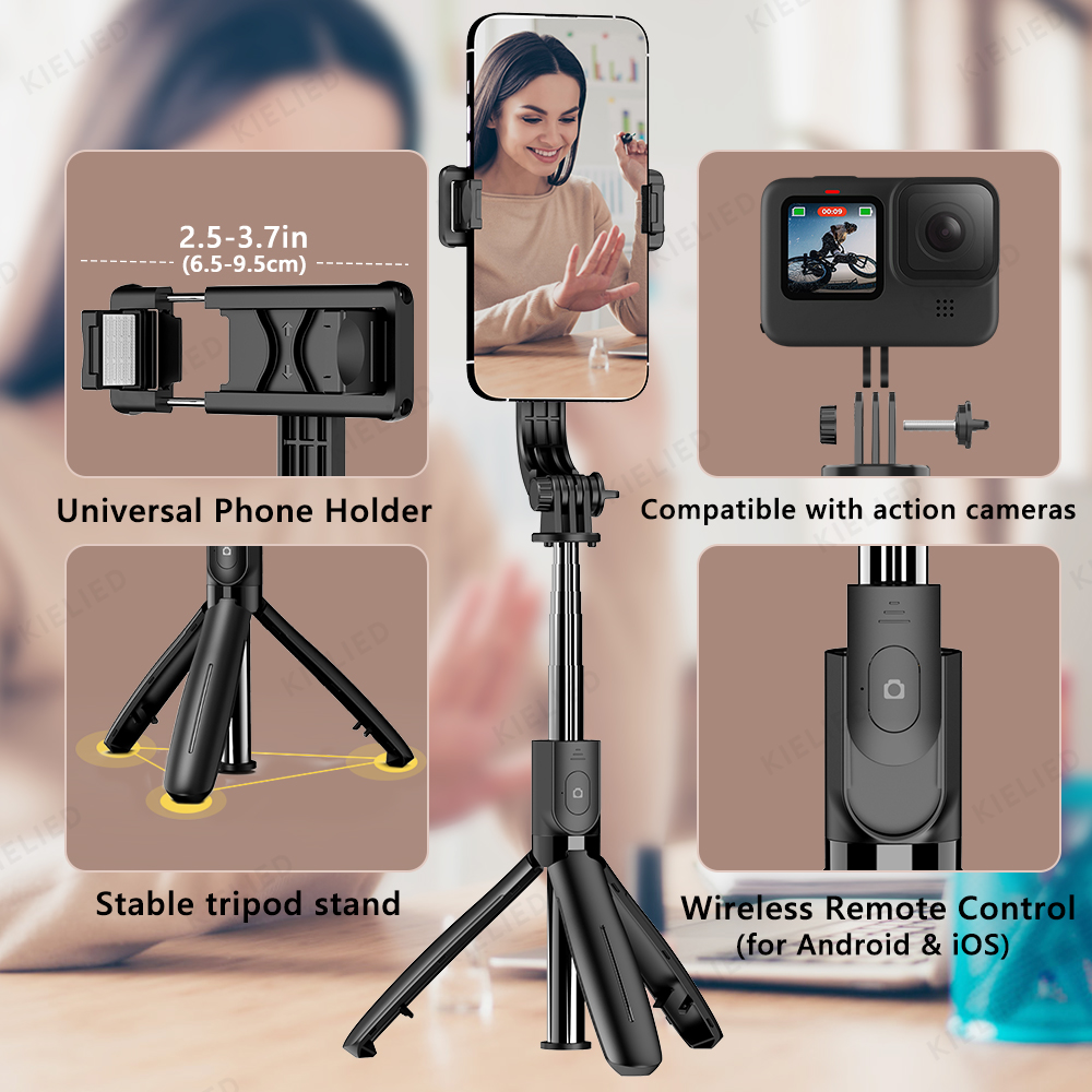 Selfie Stick-statief voor mobi - Auto Tracking Tripod recensie en prijs