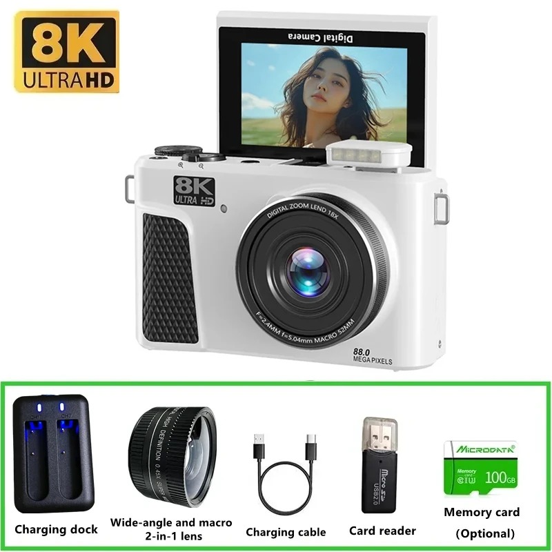 WD300 8K digitale camera 88MP  - Electronics Home Gadgets recensie en prijs