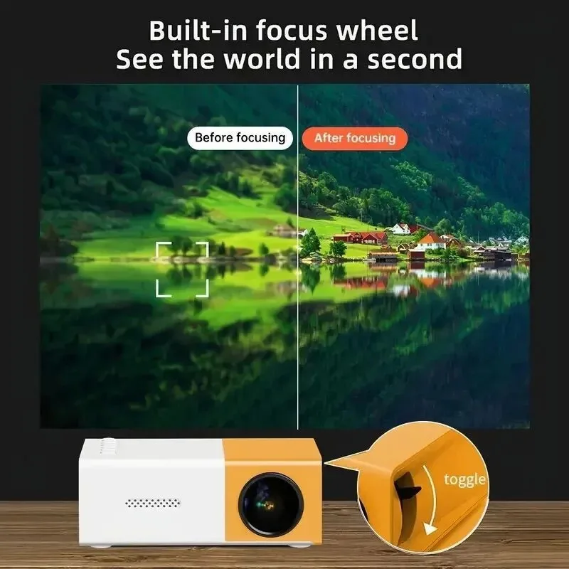 Draagbare tv-projector 110V-22 - Mini Projector Portable recensie en prijs