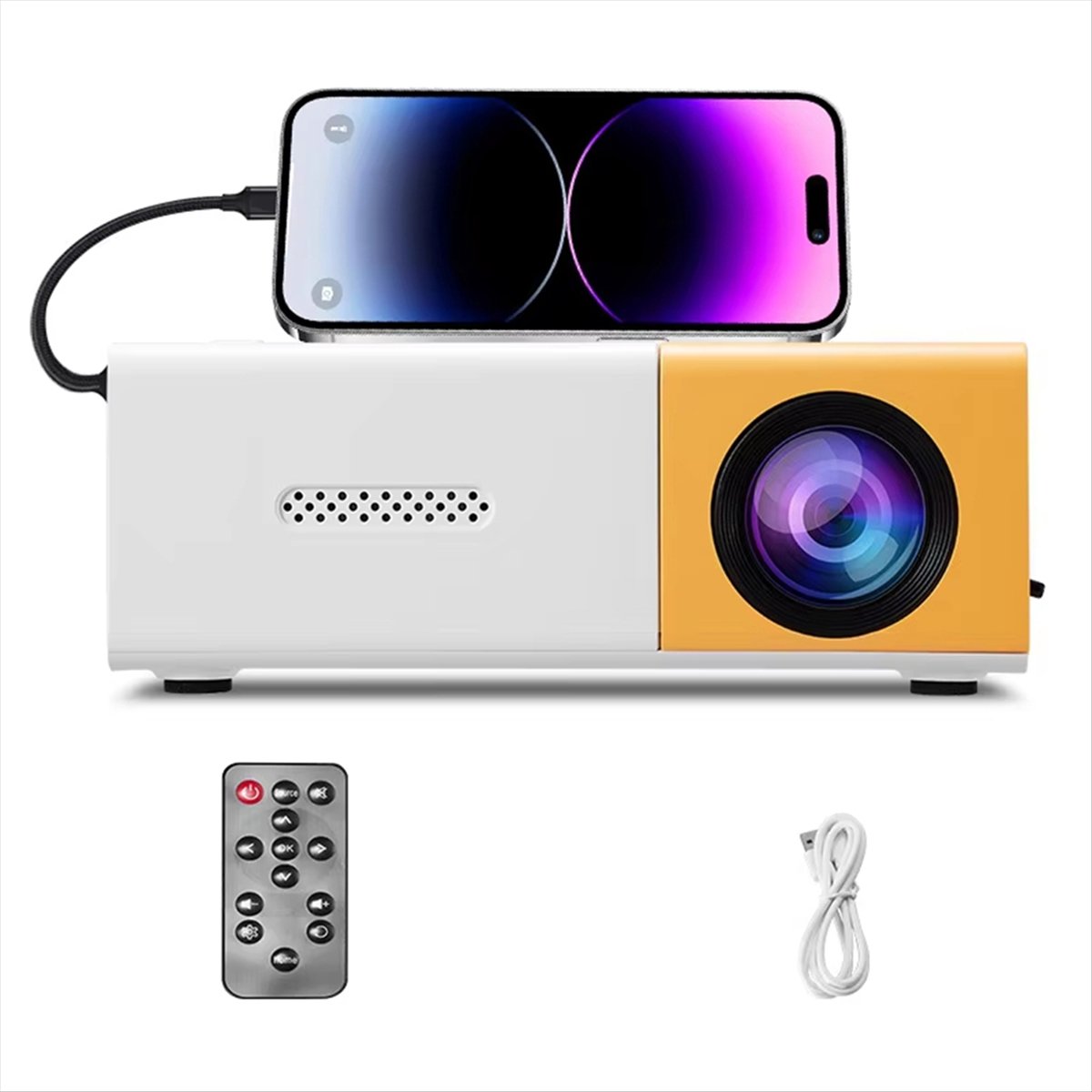 Delighted - Draagbare miniproj - Mini Projector Portable recensie en prijs
