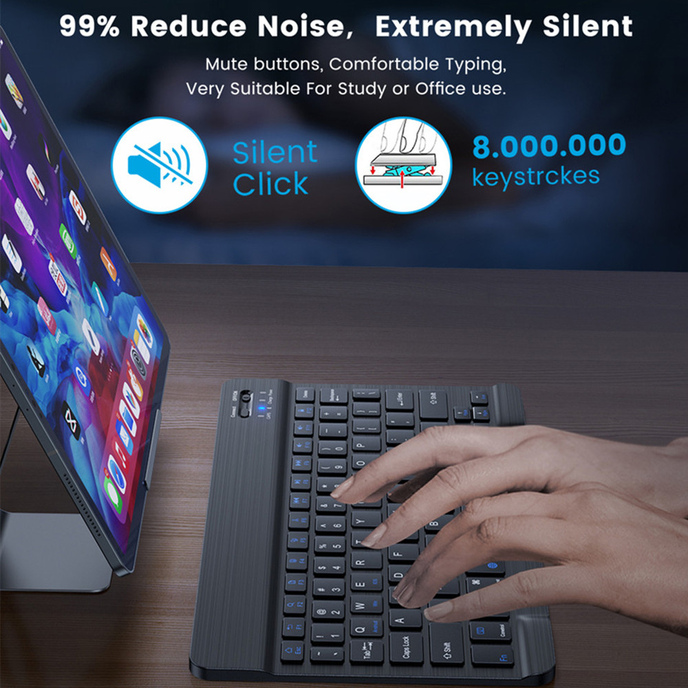 10 inch draadloos Bluetooth-mi - Wireless Keyboard Mini recensie en prijs