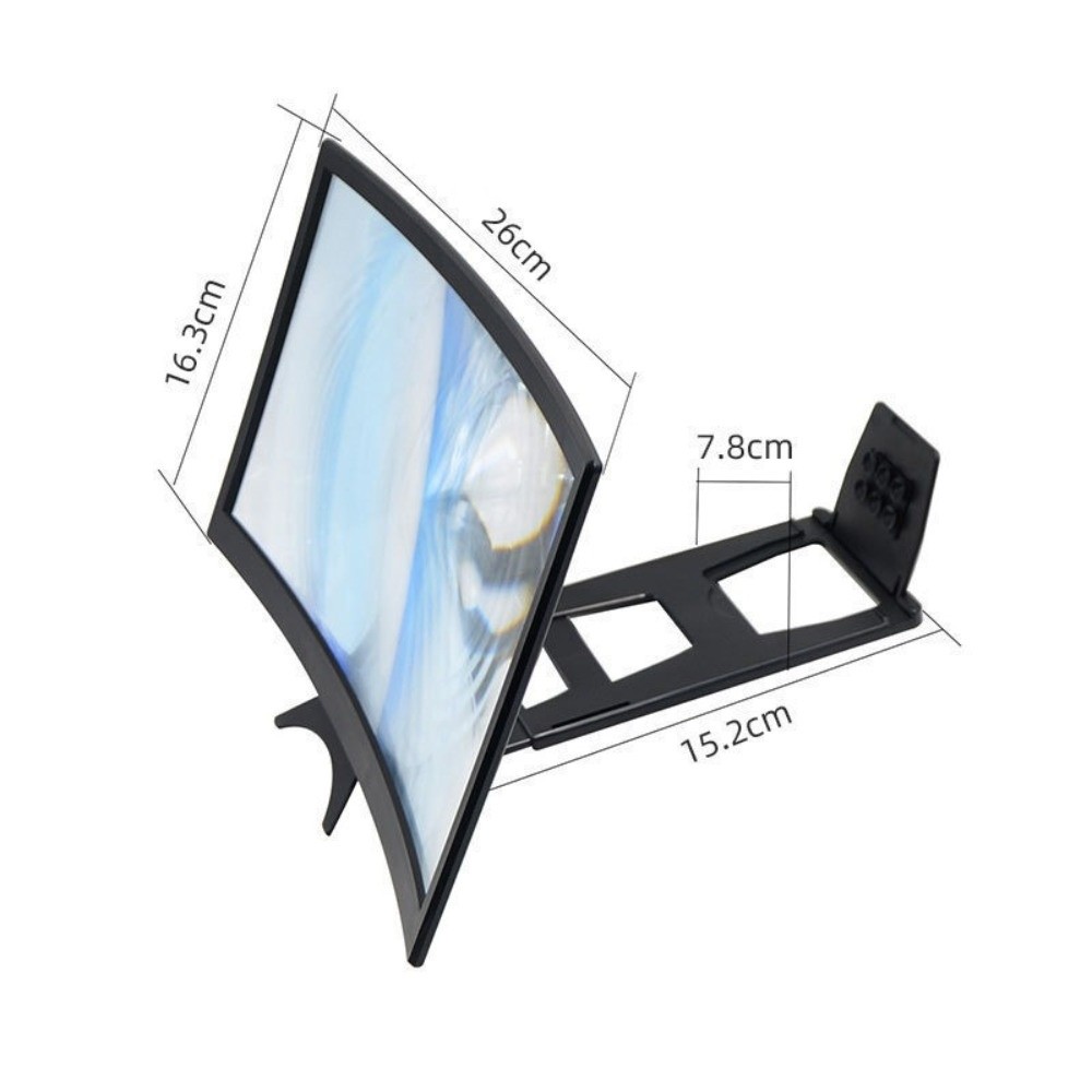 12 inch 3D-schermvergroterbeug - Mini Projector Portable recensie en prijs