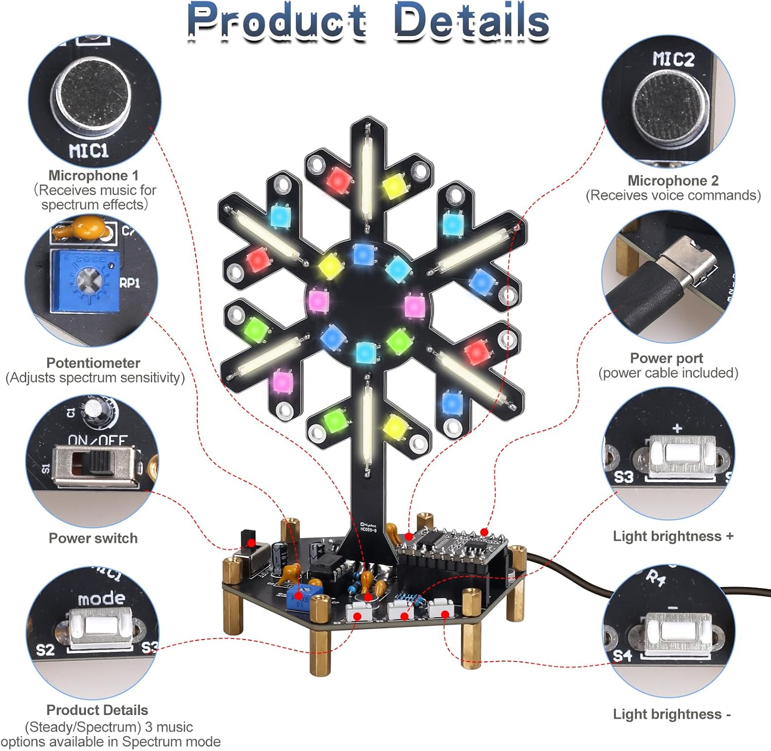 Spectrumlicht met stembedienin - Electronics Home Gadgets recensie en prijs