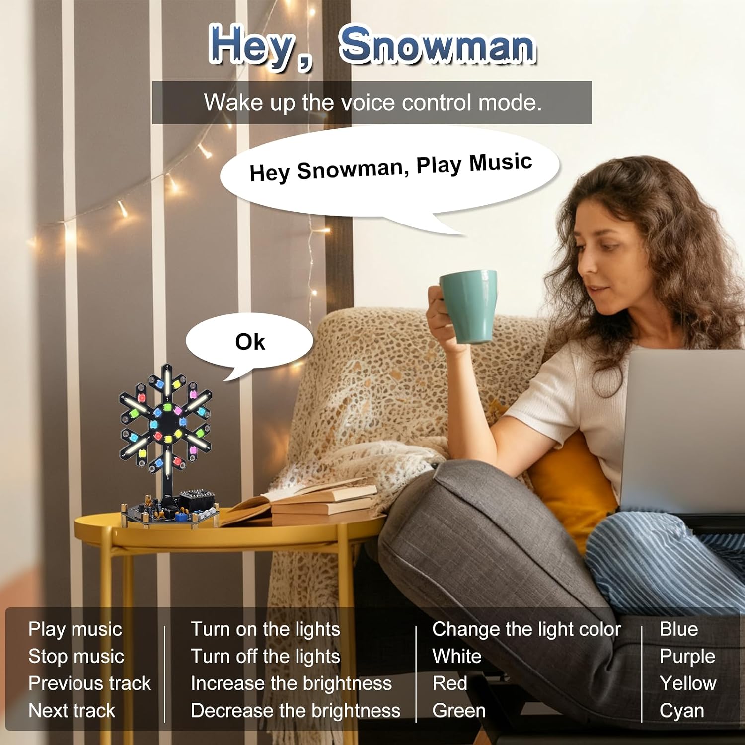 Spectrumlicht met stembedienin - Electronics Home Gadgets recensie en prijs
